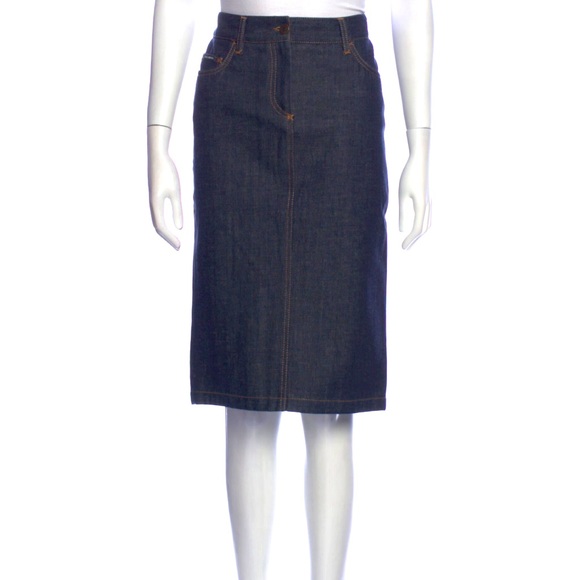 Dolce & Gabbana Denim Skirt- SZ S, US 4, IT40 - Picture 1 of 3